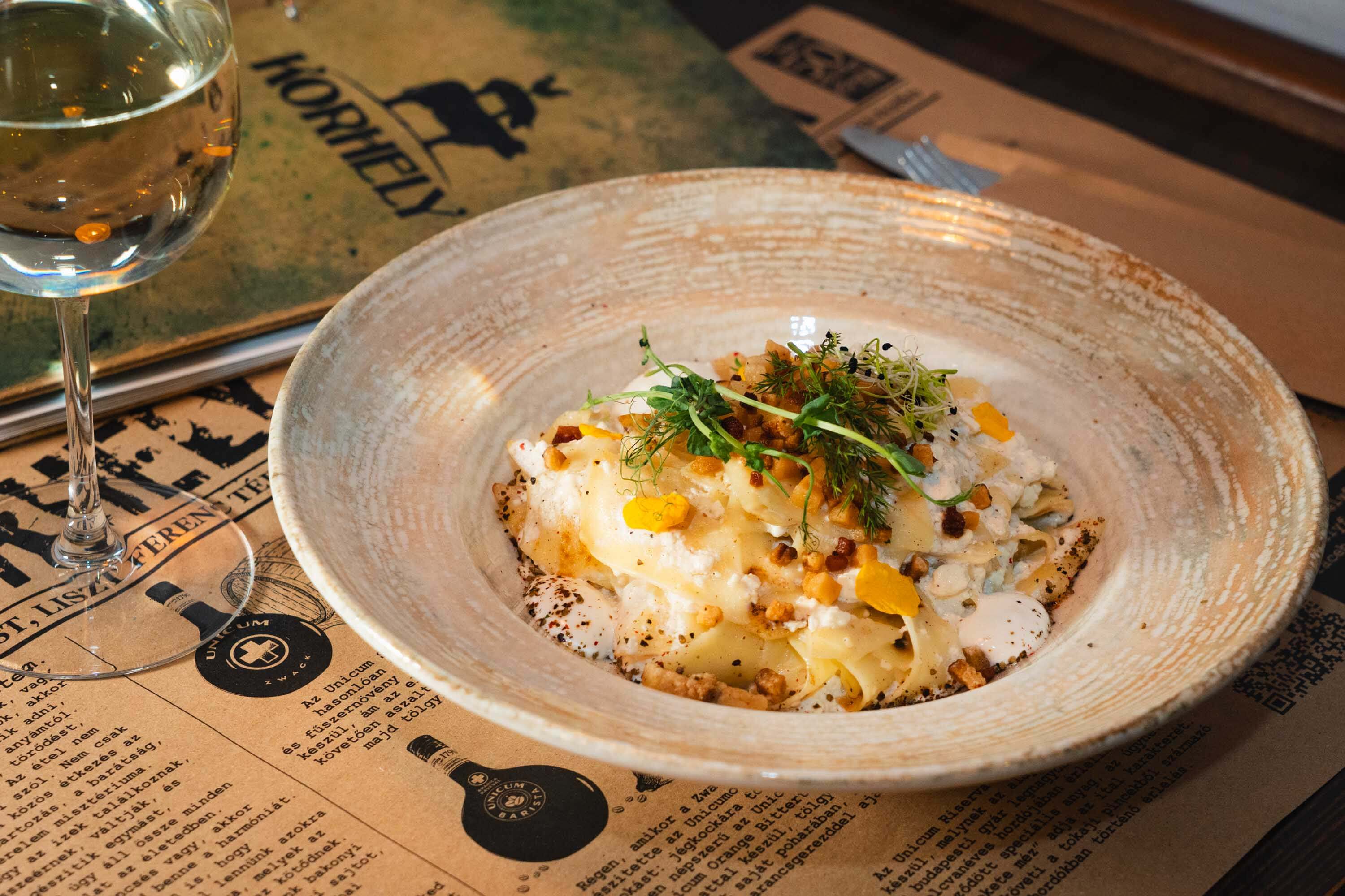 Menu Decoded: pasta, sour cream, cheese and bacon? Meet the túrós csusza!